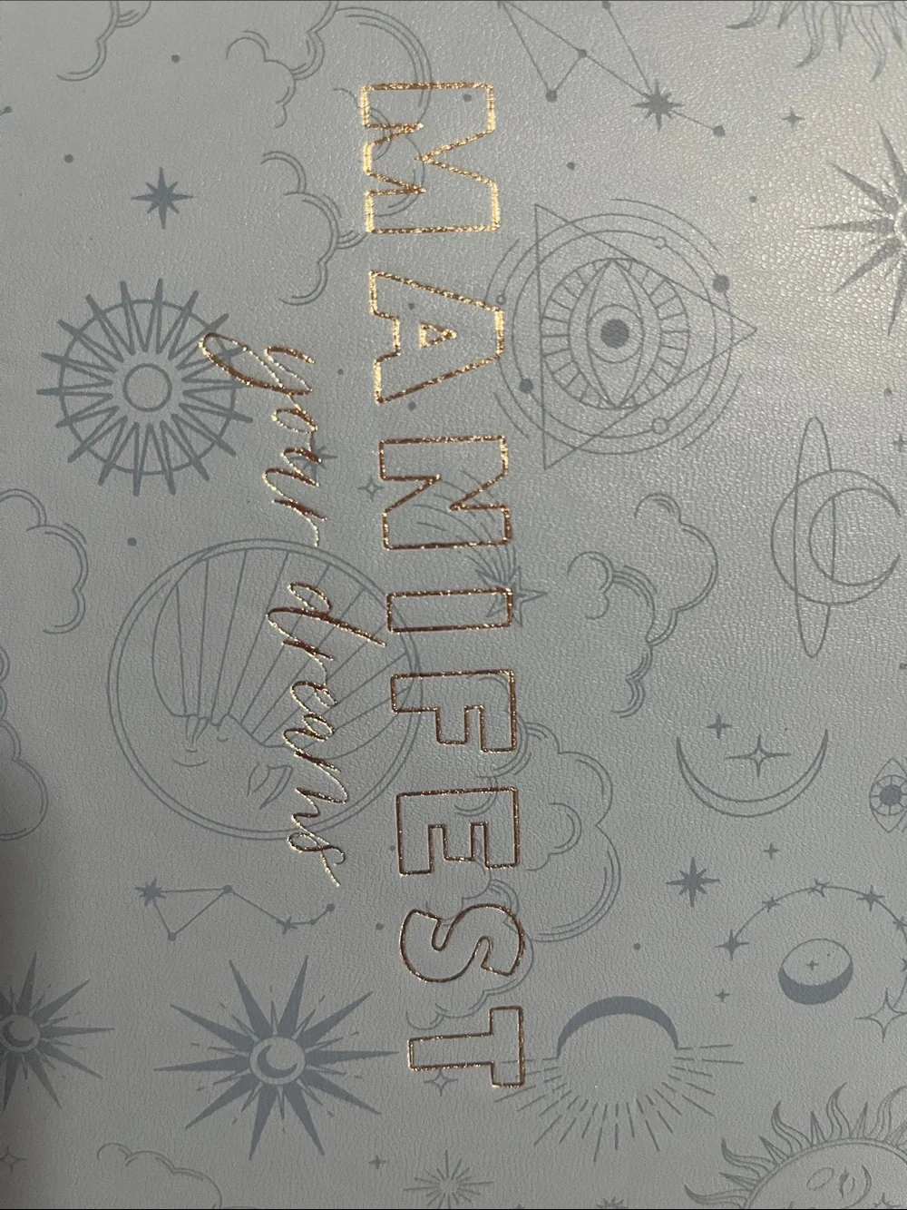 Graphique De France Manifest Your Dreams Light Blue & Gold Journal